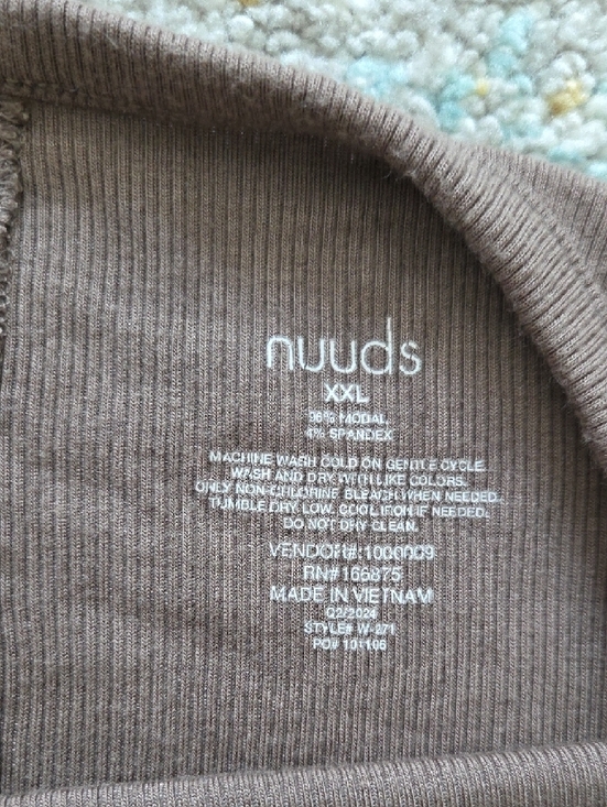 Nuuds Slinky Rib Short Sleeve - Picture 3 of 3